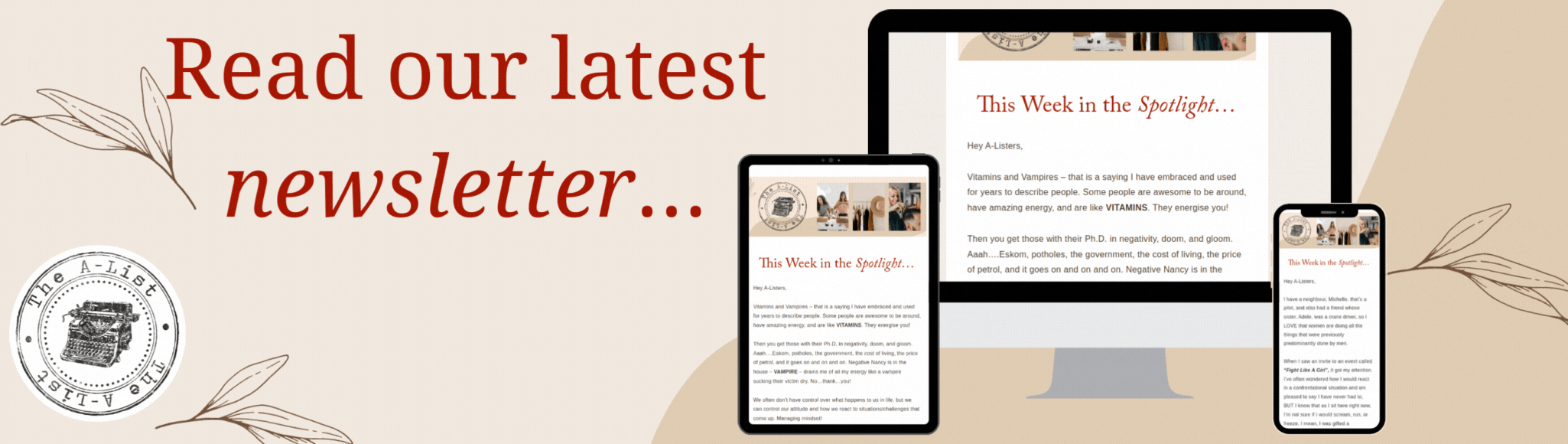 Read our latest newsletter